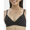 thumbnail image 3 of No Boundaries Fit Stretch Triangle Bralette with Lace, Women's XS-3XL, 3 of 4