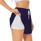 thumbnail image 1 of Balery Mathematical Symbols Pantalones cortos deportivos para mujer con forro y dos bolsillos, elásticos, para entrenamiento, gimnasio, yoga-XX-Large, 1 of 7