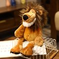 thumbnail image 3 of Jungle Lion Plush Toy Doll Soft Plush Stuffed Animal Doll Soft Lion Doll Children's Party Decoration Christmas Birthday Cool Gift for Kids Girls Boys, 3 of 12