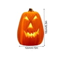 thumbnail image 3 of LED Light Up Jack O Lantern Pumpkin,Realistic Battery Operated Halloween Tabletop Decor,Glowing Ornament for Home,Bar,Party,Mall Display, 3 of 6