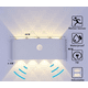 thumbnail image 2 of Luz de pared de 8 W con sensor de movimiento, interruptor de encendido/apagado automático blanco cálido de 3000 K, sensor de luz para aplique de pared exterior/interior TUNC Sencillez, 2 of 5