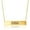 Gold, variant on Personalized Necklace Name Plate Bar Necklace Initial Necklace Your Name Necklace