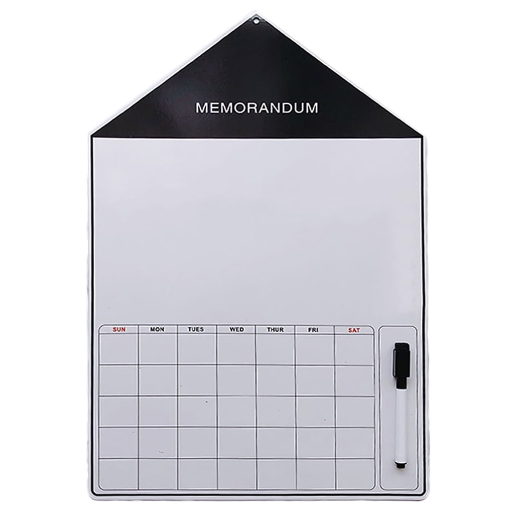 Fridge Whiteboard House Shape Multi-purpose Dry Erase Whiteboard Fridge Board