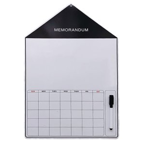 Frigidaire Whiteboard Forme de maison Multi-usage à sec Effacer Whiteboard Fridge Board