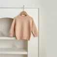 thumbnail image 2 of AherBiu Newborn Infant Baby Clothes Girls Boys Sweaters Long Sleeve Crewneck Knitted Pullover Tops, 2 of 3