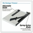 thumbnail image 2 of Vantage Guillotine Paper Trimmer/cutter, 15 Sheets, 15" Cut Length, Metal Base, 12.25 X 15.75 | Bundle of 2, 2 of 6