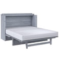 thumbnail image 6 of Atlin Designs Modern Solid Wood Murphy Bed Chest with Mattress in Driftwood, 6 of 17