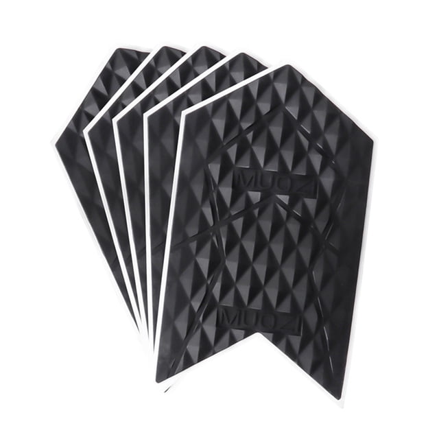Soidarity 5 piezas de pegatinas para bicicleta, protector de marco de bicicleta, silicona resistente al agua, a prueba de herrumbre con tira adhesiva de Ciclismo Grande Negro 5 Piezas Soidarity OD020518-07