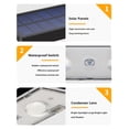 thumbnail image 4 of drppepioner 3LED Solar Wall Wash Light Multicolour Waterproof Outdoor Decorative 2PC, 4 of 9