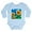 Sky Blue, variant on CafePress - Sunflowers Painting Body Suit - Long Sleeve Cotton Baby Bodysuit