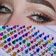thumbnail image 1 of Zhuge caja de pestañas postizas con purpurina y lentejuelas de colores, pestañas postizas de visón esponjoso con color para cosplay, maquillaje de escenario, pestañas postizas de 12 mm (A58), 1 of 3