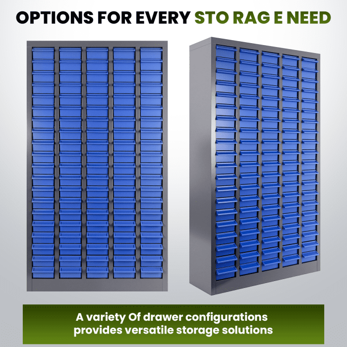 Tool Storage Cabinet,  with ABS Material Drawer, Impact-Resistant, 7.8"x3.9" Size, Bolt and Nut Storage, Shop, Basement, Pantry