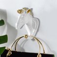thumbnail image 2 of CSChome Animal Head Shape Wall Mounted Punch Free Non Slip Hook Multi Purpose Clothes Hat Towel and Key Hanger, 2 of 6