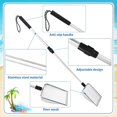 thumbnail image 5 of Toothed Sieve,Sand Sifter for The Beach, Beach Sand Dipper Scoop Adjustable, Shell Sifting Shovels Shell Scooper for Beach with Long Handle, Beach Sand Sifter Shark Tooth Sifter for The Beach, 5 of 8