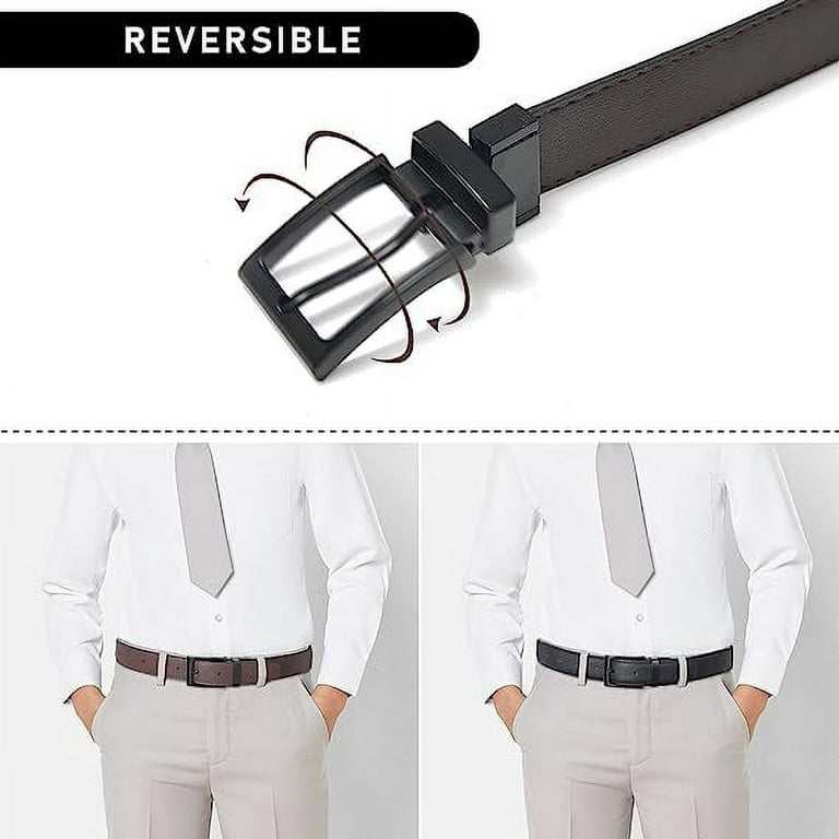 Boys' Stretch Dress Reversible Belt - Cat & Jack™ Black/Brown M