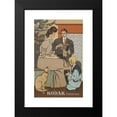thumbnail image 2 of Edward Penfield 11x14 Black Modern Framed Museum Art Print Titled - A Kodak Christmas (1890-1907), 2 of 5