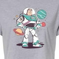 thumbnail image 3 of Toy Story 4 - Buzz And Planets Sketchy - Juniors Cropped Cotton Blend T-Shirt, 3 of 5