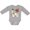 AC-Heather Grey, variant on Halloween Ghosts Boys or Girls Long Sleeve Baby Bodysuit