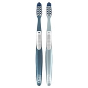 Oral-B Toothbrush Pro Clean Cross Action, Deep Plaque Removal, Medium, 2 Count