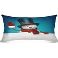 thumbnail image 2 of GZHJMY Snowman Night Zippered Velvet Pillowcases,Super Soft and Cozy Luxury Plush Pillow Case Bed Pillow Pillowcases, 20x30 Inches Home Decor, 2 of 7