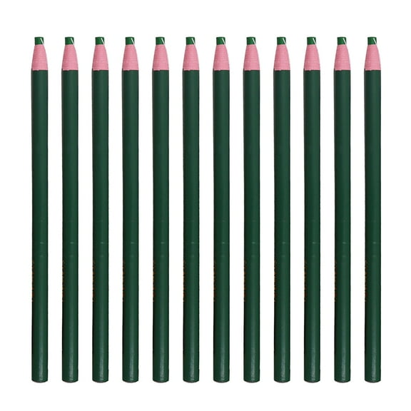 12 Pieces Markers Grease Pencils,Color Peel-Off Wax Marker Set,Multi-Purpose Marking Tools for Glass,Textiles,Wood,Metal,Multi-Purpose Marking Tools for Drawing,Crafts and DIY Projects(Green)