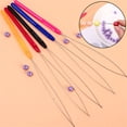thumbnail image 6 of 3PCS/LOT Stainless Steel Beading Needle Threading String/Cord Jewelry Tool Beads Jewelry Needle Making, 6 of 9