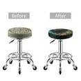 thumbnail image 5 of Honeii Artistic Light Dot Wolf、 Bar Stool Covers – Perfect Fit for 12" to 14" Round Stools, Crease-Resistant, Stretchy, Washable & Dustproof Seat Slipcovers-12 inch, 5 of 7