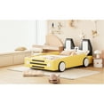 thumbnail image 7 of Twin Size Race Car Bed With Yellow Wheels - Ensuring A Peaceful Resting Environment Alluring Built For Comfort And Durability, 7 of 7