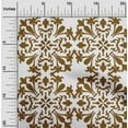thumbnail image 2 of oneOone Georgette Viscose Brown Fabric Asian Mosaic Sewing Craft Projects Fabric Prints By Yard 42 Inch Wide, 2 of 5