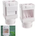 thumbnail image 1 of Downspout Filter, Downspout Leaf Filter, Gutter Downspout Guard, Downspout Screen Filters, Leaf Removers（2PCS） (white), 1 of 6