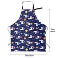 thumbnail image 5 of Bingfone Lama in Space Apron Gifts For Men, Women Professional Grade Chef Apron for Kitchen,BBQ & Grill, 5 of 8