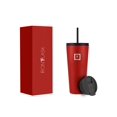 thumbnail image 1 of Vaso IRON °FLASK Classic 2.0 con aislamiento al vacío de 950 ml, color rojo fuego, 1 of 7