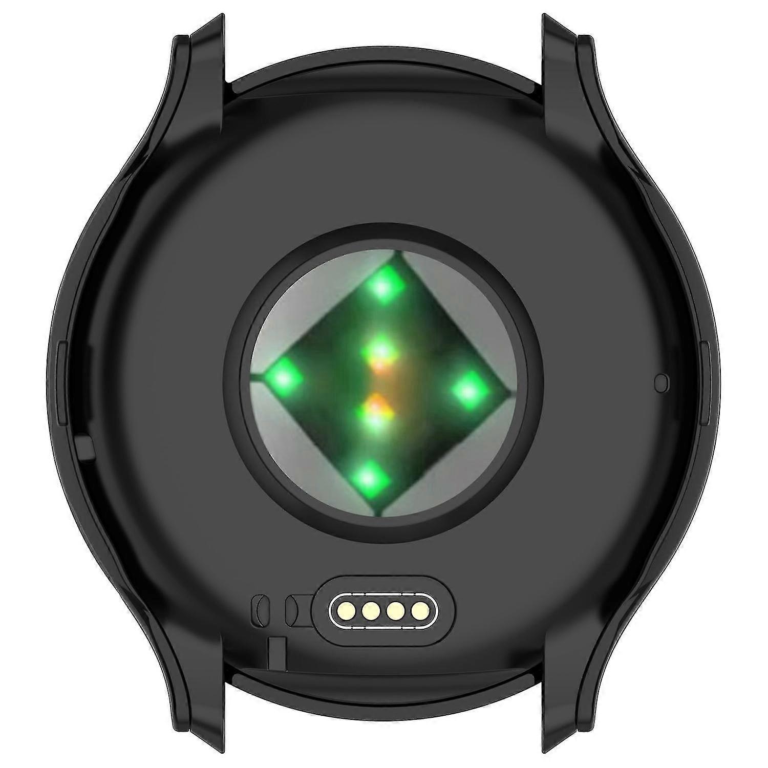 Coque De Protection Complète Pour Garmin Venu 4 45mm - PC + Verre Trempé, Anti-chocs Et Rayures, Couleur Verte