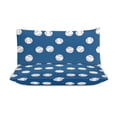 thumbnail image 3 of 3 Pcs Soft Bedding Set, Includes 1 Duvet Cover with Zipper And 2 Pillow Shams,Baseballs - Spring Sports Full(79"×90"), 3 of 8