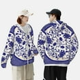 thumbnail image 6 of Easygdp Blue And White Porcelain Pattern Lightweight Long Sleeve Sun Shirt Sports long-Sleeved Sun Protective Clothing, Quick Drying Breathable - XX-Large, 6 of 9