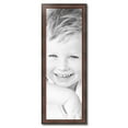 thumbnail image 2 of ArtToFrames 13" x 39" Honors Mahogany with Black Picture Frame, 13x39 inch Brown Wood Poster Frame (WOM-5154), 2 of 7