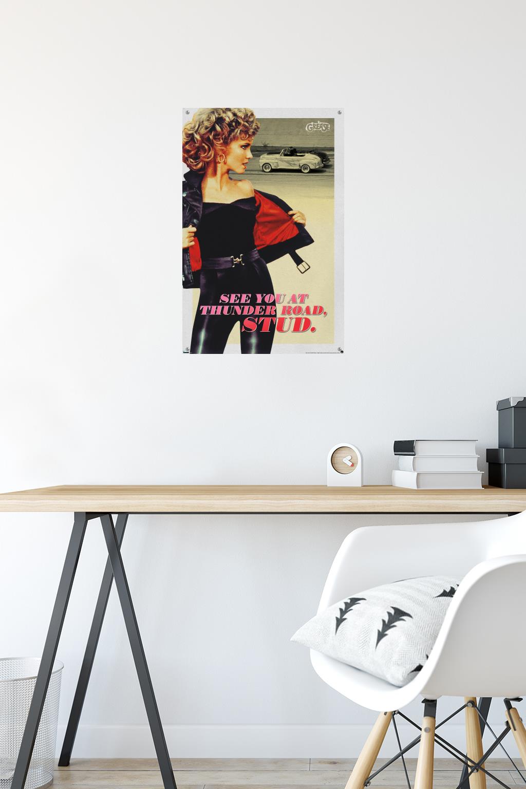 Grease - Stud Wall Poster with Push Pins, 14.725" x 22.375"