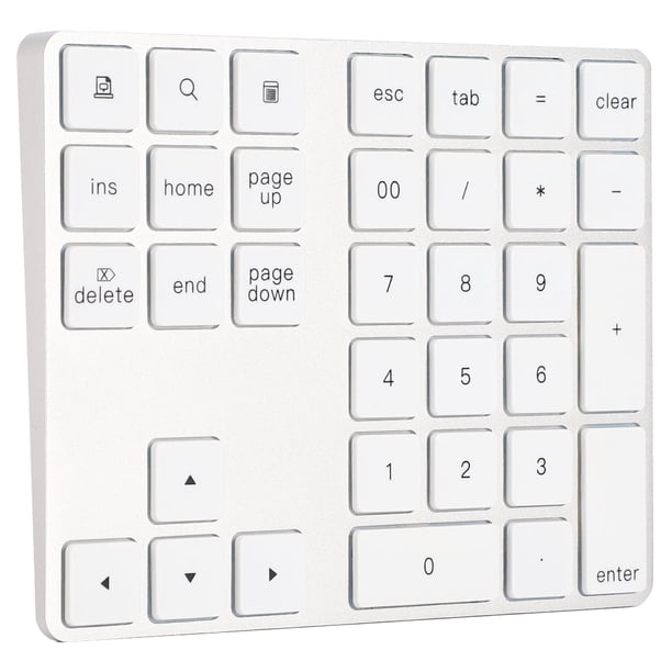 Teclado numérico, teclado numérico inalámbrico Teclado numérico BT Teclado BT Diseño aerodinámico