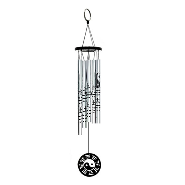 Extra Small Bagua Wind Chime Pendant, Retro Metal Wind Chime, Retro Fortune Wind Chime, Garden Wind Chime
