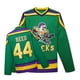 thumbnail image 2 of Camiseta de hockey bordada con patos verdes HAN DUCK, camiseta de calle n.° 66 BOMBAY, n.° 44 REED, n.° 33 GOLDBERG, n.° 21 PORTMAN, 2 of 5