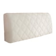 thumbnail image 2 of MTBLYS Headboard Protector Cover Diagonal Grid Design Elastic Stretchable 71 Inch Soft Padded Dustproof Bed Guard Bedroom Use, 2 of 6