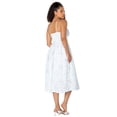 thumbnail image 4 of Bridgerton Celebrity Pink Women's and Women's Plus Basque Waist Midi Toile Dress, Sizes XS-4X, 4 of 14