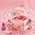 thumbnail image 2 of Princess Carriage Makeup Toy Set, Pretend Play Cosmetics For Girls, Non-toxic & Washable Kids, 2 of 8