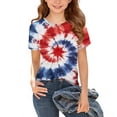 thumbnail image 2 of WRKEKC Summer Boys T Shirts Independence Day Print Round Neck Short Sleeve Patriotic Graphic for 3-14 Years, 2 of 6