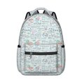 thumbnail image 1 of Scientific Formula Technology Students Backpack Educational Wall Science Classroom School Bag with Chemistry Physics Biology Design, Lightweight and Adjustable Strap, 1 of 6