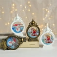 thumbnail image 5 of Wadada Christmas Snow Globe Lantern Spinning Water Glittering Santa Claus Scene, Lighted Water Globe Lantern White Santa Claus for Christmas Decorationa and Gifts (Santa), 5 of 5