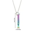 thumbnail image 2 of Necklaces & Pendants Meditation Breath Decompression Pendant Necklace Meditation Small Waist Round Pipe Whistle Jewelry Stress Breathing Necklace Men's Women's Gifts, 2 of 7