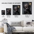 thumbnail image 3 of Artery8 Funny Black Labrador Dog Lover Treat Catch Photo For Living Room Large Wall Art Poster Print Thick Paper 18X24 Inch, 3 of 5