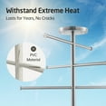 thumbnail image 5 of KES Natural Marble Outdoor Towel Rack with Weighted Marble Base, Pool Towel Rack Outdoor for Hot Tub 18/8 Stainless Steel, Adjustable 3 Arms with Storage Tray Brushed, 5 of 10