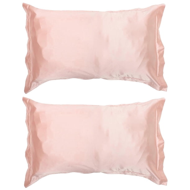 2 Pc Silk Pillow Cases Square Cushion Cover Mulberry Pillowcase Pillow Cover